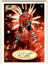 1995-96 Bashan Imperial Super Stickers Die-Cut Super Stars Chris Chelios #10