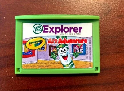 LeapFrog LeapPad Explorer Learning: Crayola - Art Adventure, Leap Pad 1 2 3 GS U Foto 1 de 3