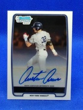 2012 Bowman Draft Chrome Draft Picks Auto Austin Aune #BCA-AAU Auto