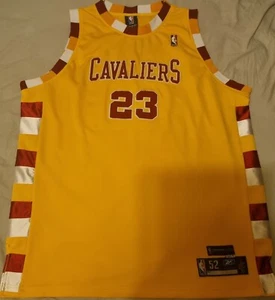 Reebok Lebron James Cleveland Cavaliers 52 Authentic NBA #23 jersey HWC Made USA - Picture 1 of 4