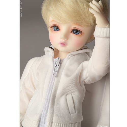VETEMENTS [Dollmore] 1 6 BJD YoSD USD cara bambola taglia Maglione alloro (bianco)