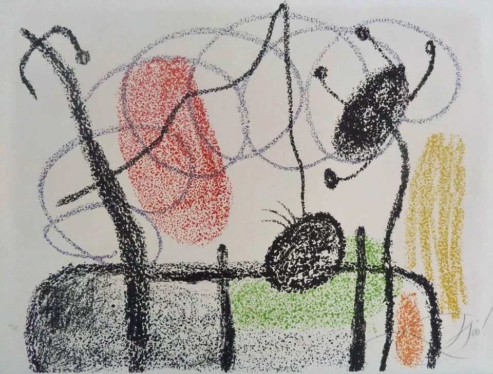 "Joan Miro ""Тарелка XIX, из альбома 21"" СДЕЛАЙТЕ ПРЕДЛОЖЕНИЕ" - Изображение 1 из 1