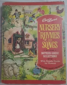 Best Loved Nursery Rhymes and Songs Mother Goose Book 1974 Parents Magazine - Imagen 1 de 17