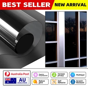 50x400cmOne Way Reflective Window Tinting Home Office Glass Mirror Film UV Block - Picture 1 of 13