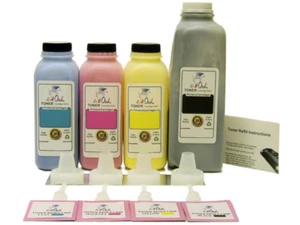 4 InkOwl COLOR Toner Refill Kit for HP CE400X 01A 02A 03A 507 M551dn M570dw - Picture 1 of 1