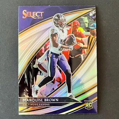 2019 Panini Select Field Level Silver Rookie 216 Marquise Brown Baltimore Ravens - Image 1 of 2