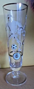 Sammlerglas Warsteiner Bierglas Tulpe WM 2010 Design Abwehr Fußball - Bild 1 von 3