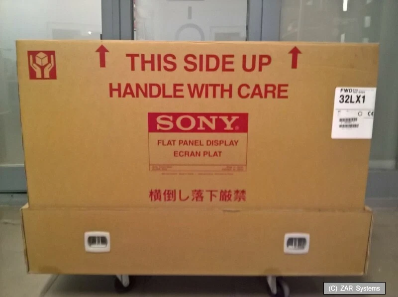 Selten: 32" Sony WEGA FWD-32LX1/B, BLACK, Breitleinwand, HDTV Monitor, NEU OVP - Bild 1 von 1