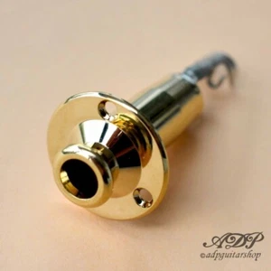Jack Tube Takamine Mono/Stereo Female 1/4 Guitar End Pin Gold EP-4605-002 - Picture 1 of 1
