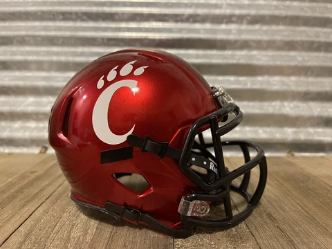 Custom Cincinnati Bearcats Speed Mini Helmet Cover
