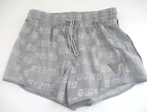 GUESS Women's Active Logo Shorts Gray Size XL NWT - Picture 1 of 7