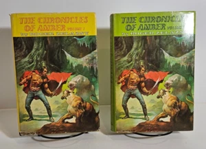 The Chronicles of Amber Vol. 1&2 by Roger Zelazny, 1970's Book Club Editions - Picture 1 of 13