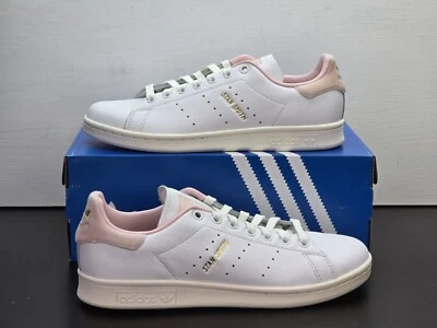 Adidas Stan Smith Women's Size 9 Athletic Shoes White Pink Training Sneakers - Image 1 of 4