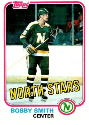 1981-82 Topps #37 Bobby Smith - FREE SHIPPING! - Image 1 of 2