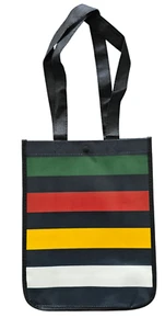 NEW Hudson's Bay HBC Stripes Bold Multistripe Small Reusable Lunch Tote Bag - Picture 1 of 5