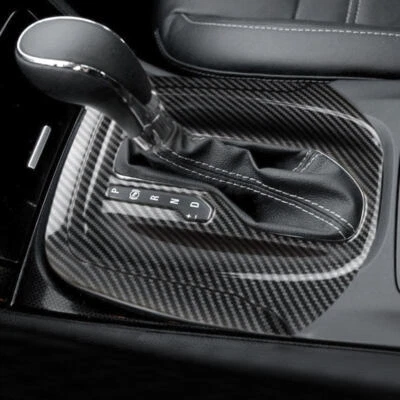 Carbon Fiber Central Console Gear Shift Cover Trim Fit For Buick Regal 2009-2016 - Image 1 of 4