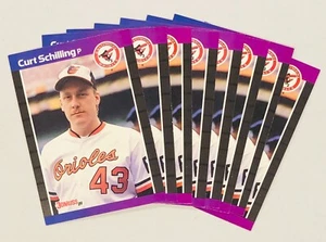 (8) Curt Schilling 1989 Donruss Baseball ROOKIE NM-MT RC Lotto #635 - Foto 1 di 2