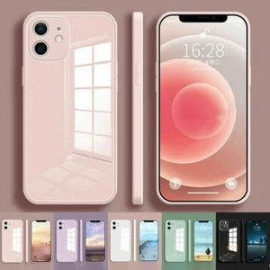 Shockproof Tempered Glass Phone Case Cover For iPhone XS 12 11 Pro Max XR 7 8 + - Picture 1 of 21