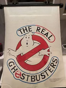 1986 REAL GHOSTBUSTERS WINDOW SUN SHIELD VINTAGE UNIVERSAL STUDIOS - Bild 1 von 6