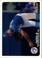 1996 Collector's Choice Toronto Blue Jays Baseball Card #749 Tony Castillo