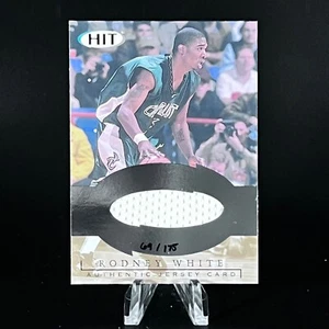Rodney White 2001 SAGE HIT Authentic Jerseys #J5 Jersey /175 Charlotte LOOK!! - Picture 1 of 2