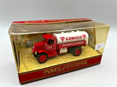 Vintage Matchbox 1990 CONOCO Tanker Models of Yesteryear Y23-B 1930 MACK AC NIB - Image 1 of 4