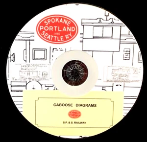 Spokane, Portland & Seattle Caboose Diagrams PDF Pages on DVD - Picture 1 of 5