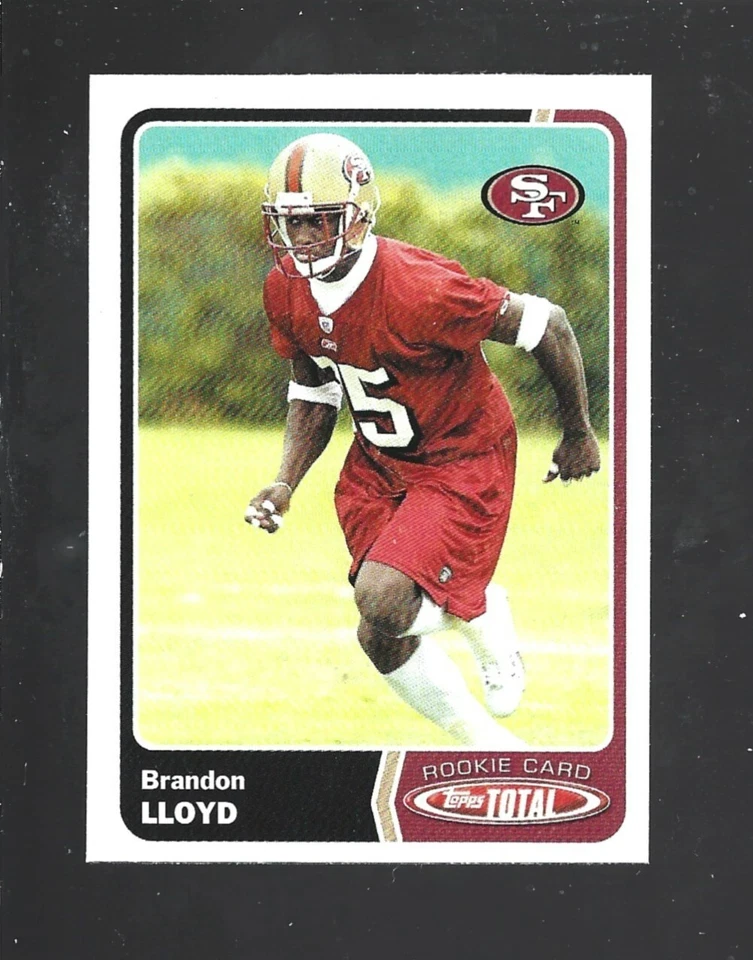 2003 Topps Total #524 Brandon Lloyd Rookie card, Illinois Fighting Illini - Image 1 of 1