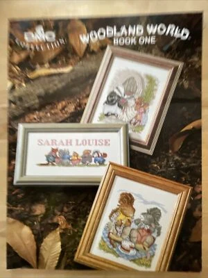 DMC Woodland World Book One 1995 Cross Stitch Patterns Animals - Image 1 of 2