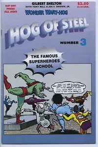 WONDER WART-HOG, HOG OF STEEL #3 - 5.5, WP - Comix - 1st printing - Picture 1 of 2