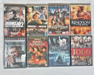 8 x Medieval Action DVDs Ironclad Tristan & Isolde 3 Musketeers Kingdom of Heave - Bild 1 von 13