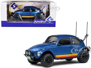 1975 VOLKSWAGEN BEETLE BAJA BLUE 1/18 DIECAST MODEL CAR BY SOLIDO S1809601 - Picture 1 of 5