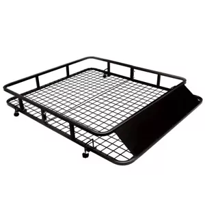 Steel Cargo Roof Rack Basket Truck Cars Top Luggage Carrier 75kg Weight Capacity - Picture 1 of 10