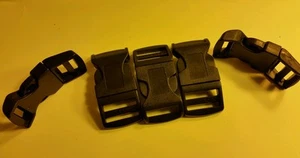 Carter Pet Supply Side Release 1" plastic buckles- quantity 5 - Picture 1 of 1