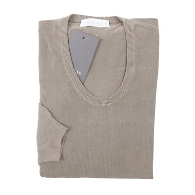 Suéter Cruciani Slim-Fit Taupe Verde-Beige Tejido Algodón XL (Eu 54) Nuevo con Etiquetas Foto 1 de 4