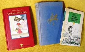 3 x Grimms Märchen verschiedene Ausgaben Sammlung Konvolut Bücherpaket - Picture 1 of 1
