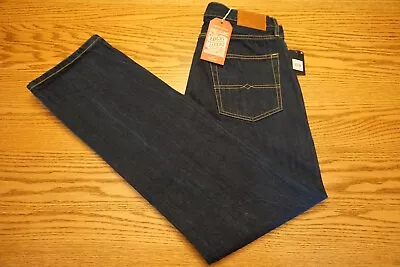 NOVO COM ETIQUETAS JEANS MASCULINO LUCKY LEGEND BRAND 223 Vários Tamanhos Reto SELVEDGE US$ 168 - Imagem 1 de 4