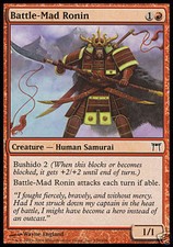 Battle-Mad Ronin x4 Champions CoK MtG NM