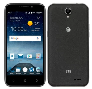 AT&T ZTE Maven 3 Z835 4G LTE Android Black Smart Cell Phone / h2O CRICKET - Picture 1 of 1