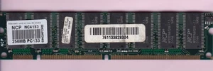 256MB PC133 KBYTE NCP NC4183 Desktop Ram Memory STICK PC-133 32Mx64 SDR DIMM - Picture 1 of 2