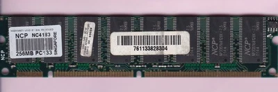 256MB PC133 KBYTE NCP NC4183 Desktop Ram Memory STICK PC-133 32Mx64 SDR DIMM - Image 1 of 2