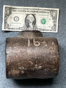 Antiker SELTENER Post Maul Vorschlaghammer Kopf Guss Schmiedekopf 16 - Bild 1 von 6