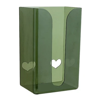 Caja de pañuelos montada en la pared estuche de papel de servilleta transparente dispensador de papel de bombeo Foto 1 de 4