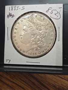 1885-S Morgan Silber Dollar vz Tough Date - Bild 1 von 2