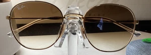 Ray-Ban sunglasses RB3809 Gold frame and brown lenses - Picture 1 of 8