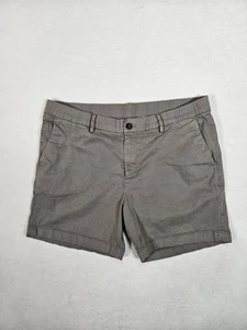 Bear Bottom Mens Shorts Brown L Chino Flat Front Regular 5.5" Stretch Comfort - Picture 1 of 8