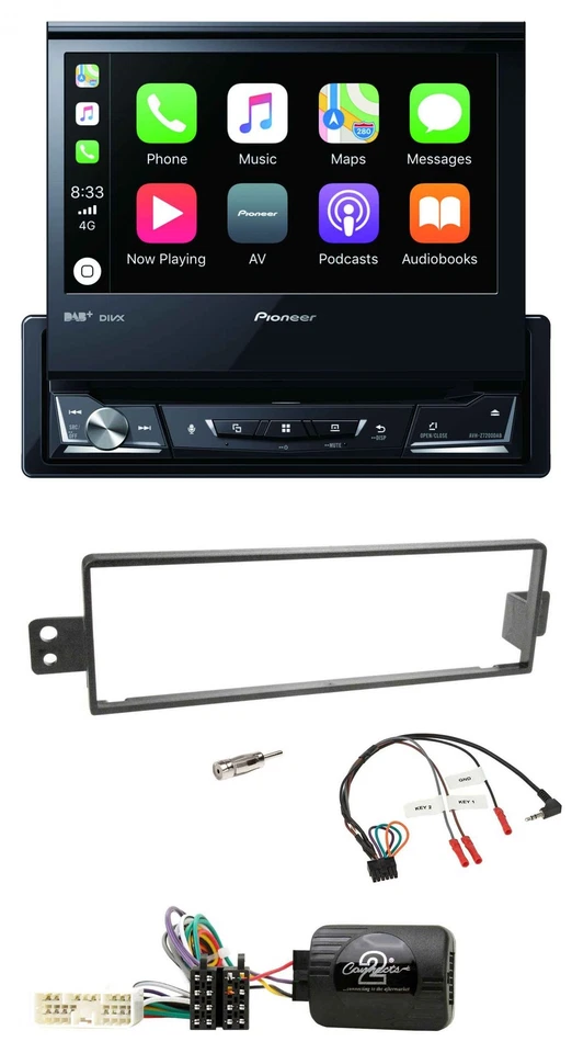 Pioneer DVD Bluetooth DAB USB Lenkrad Autoradio für SsangYong Rexton 2003-2006 o - Bild 1 von 4