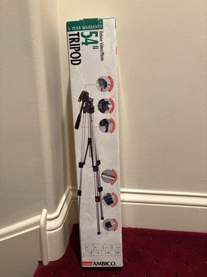 Deluxe Video/ Photo TRIPOD 54 Inches 6 Year Warranty - Image 1 of 3