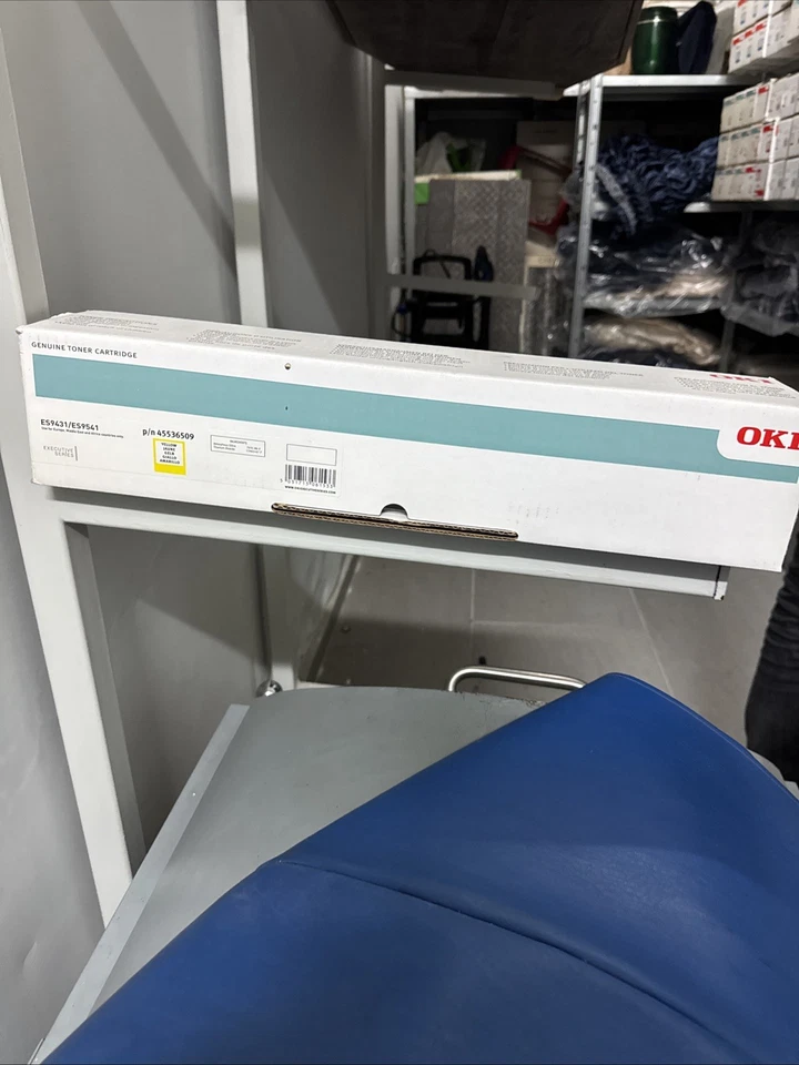 Toner 9541 Giallo 45536509 Originale per Oki Pro 9431,9541,9542ec - Immagine 1 di 1