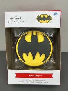 Adorno de árbol de Navidad Hallmark 2021 DC Comics señal de Batman nuevo en caja - Imagen 1 de 9